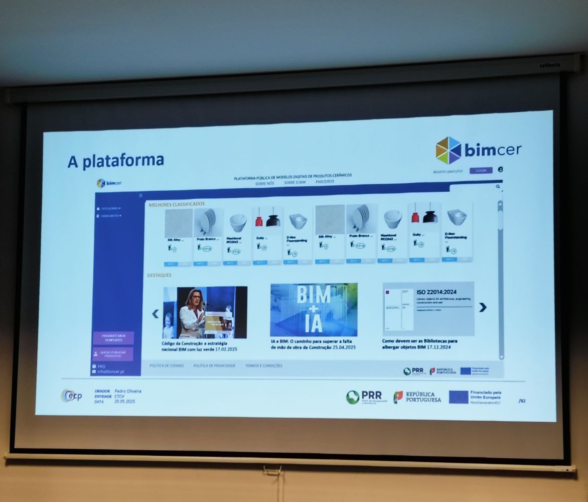 ECP apresenta plataforma BIMCer na 1.ª Masterclass sobre BIM - 20-05-2025